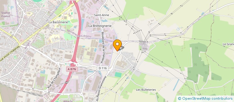 localisation de l'entreprise RH GROUPE  SAINT-BARTHELEMY-D'ANJOU