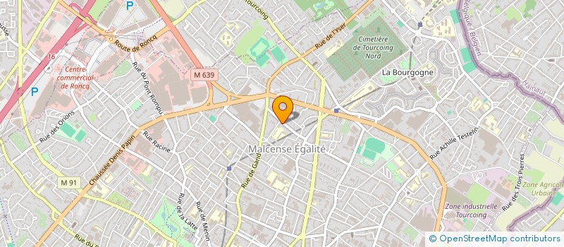 localisation de l'entreprise RH HABITAT  TOURCOING