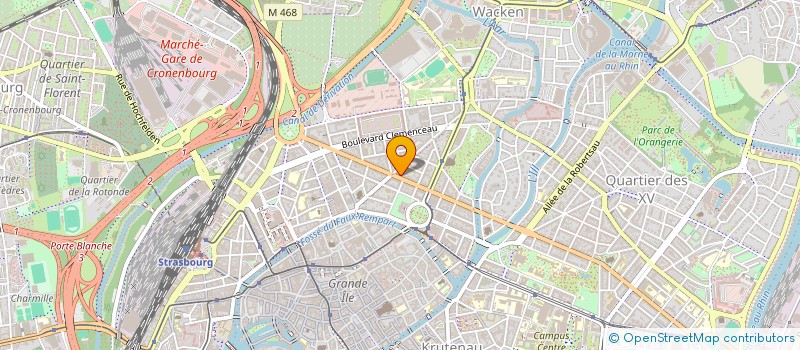 localisation de l'entreprise RH IMMEUBLES  PARIS