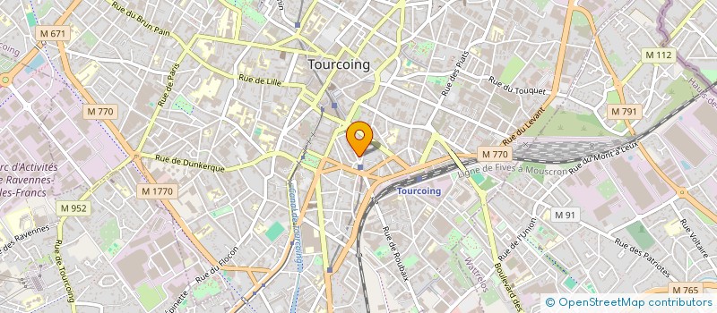 localisation de l'entreprise RH INDIGO  TOURCOING