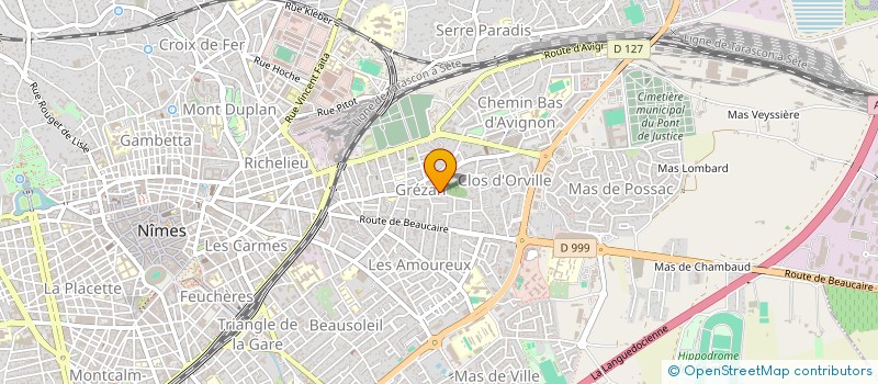 localisation de l'entreprise RH INVEST  NIMES