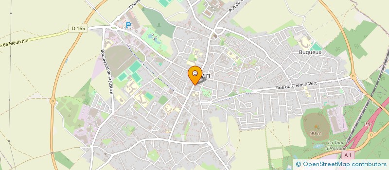 localisation de l'entreprise RH INVESTISSEMENTS à CARVIN