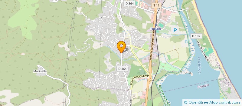localisation de l'entreprise RH KALLISTE à BASTIA