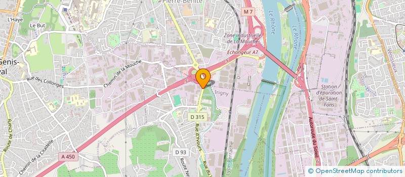 localisation de l'entreprise RH MEDICAL & SERVICES  IRIGNY