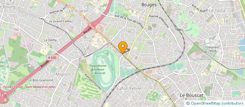 localisation de l'entreprise RH MULTISERVICES  BRUGES