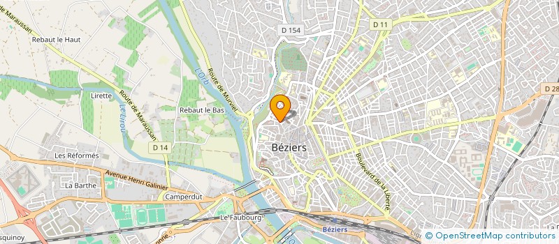 localisation de l'entreprise RH PARMA  BEZIERS
