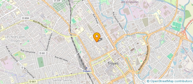localisation de l'entreprise RH PRO SERVICES à TROYES