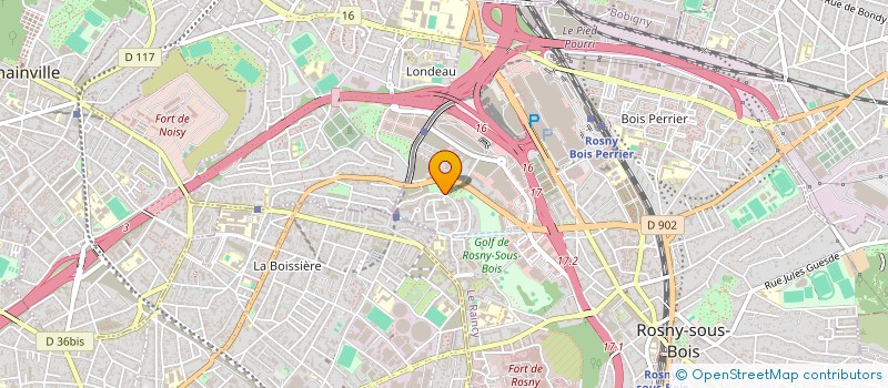 localisation de l'entreprise RH RENOVATION à ROSNY-SOUS-BOIS