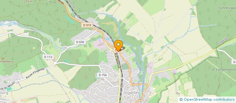 localisation de l'entreprise RH RHONE ALPES  INGWILLER