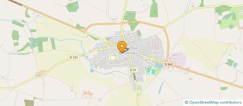 localisation de l'entreprise RH RPM  VAL D'ERDRE-AUXENCE