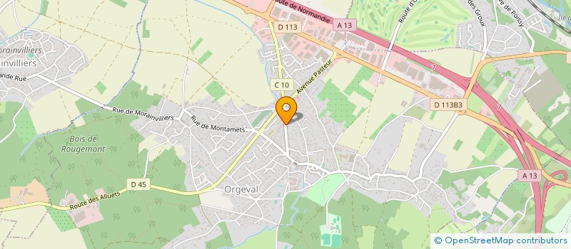 localisation de l'entreprise RH-SA EXPERT  ORGEVAL