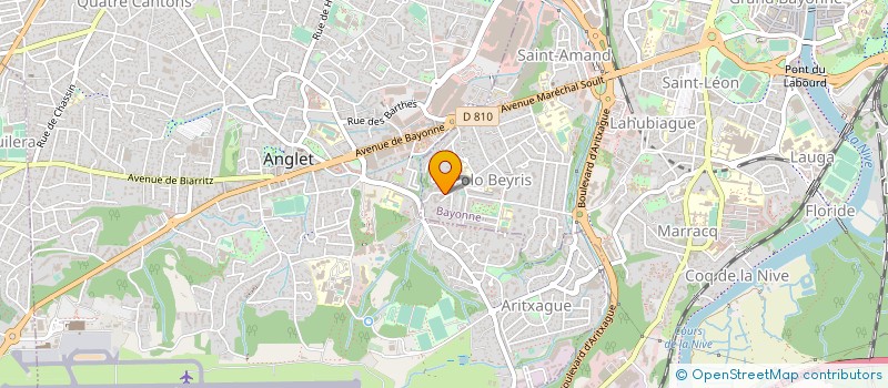 localisation de l'entreprise RH SOCIAL SOLUTIONS à ANGLET