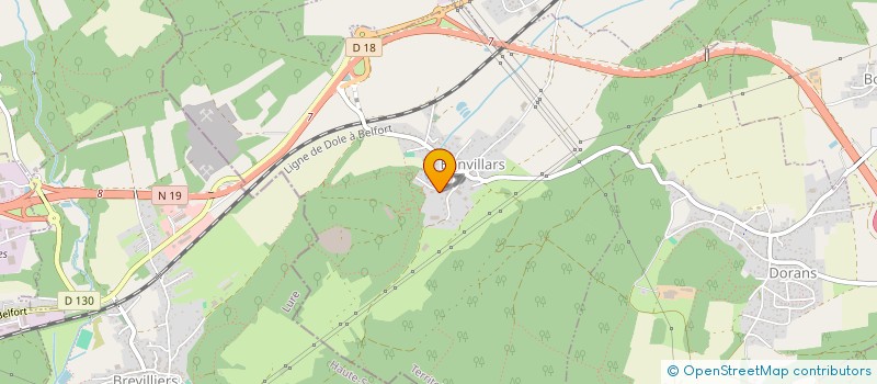 localisation de l'entreprise RH STRATEGIQUE  BANVILLARS
