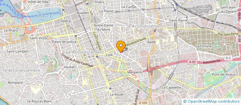 localisation de l'entreprise RH SUCCESSION BIGAS à MARSEILLE