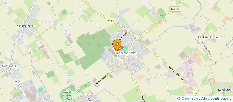 localisation de l'entreprise RH & VALEURS  VERLINGHEM