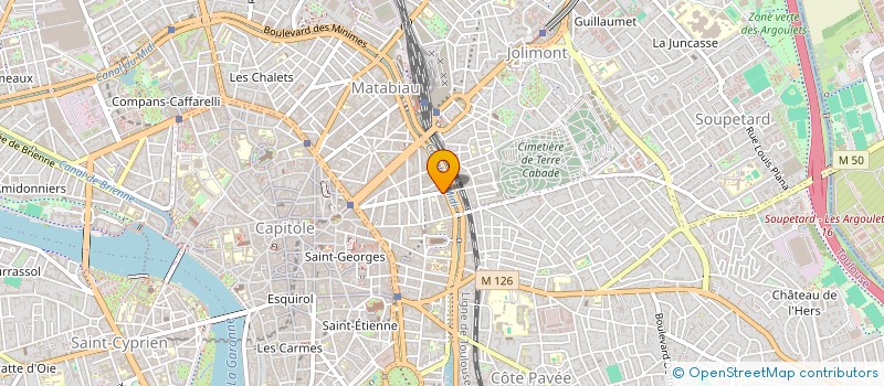 localisation de l'entreprise RH VITICOLE  TOULOUSE