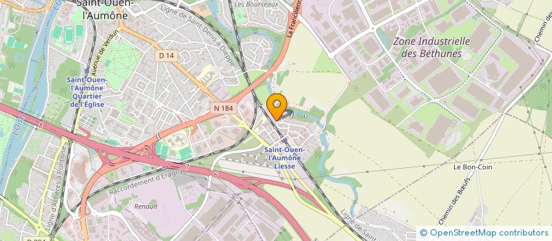 localisation de l'entreprise RH-XPERTISE à SAINT-OUEN-L'AUMONE