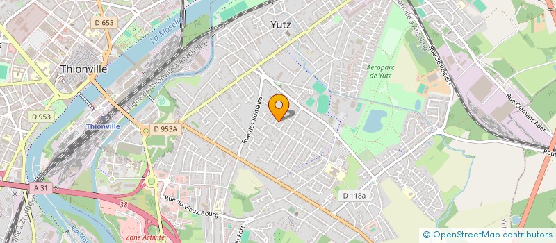 localisation de l'entreprise RH YUTZ  YUTZ