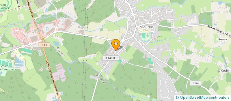 localisation de l'entreprise RH2C  RUAUDIN