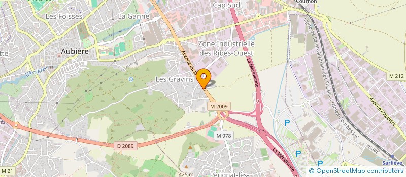 localisation de l'entreprise RH6  AUBIERE