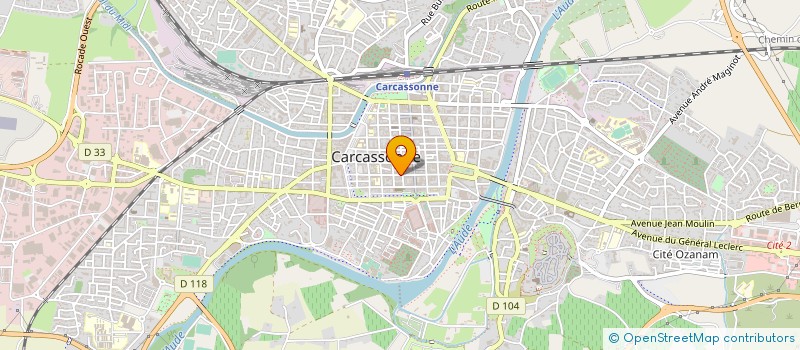localisation de l'entreprise RHA NACENTA ET COMPAGNIE à CARCASSONNE
