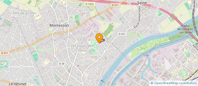 localisation de l'entreprise RHA-SIRH  CHATOU