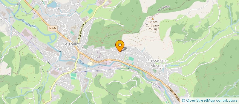 localisation de l'entreprise RHADAMANTHE  FRESSE-SUR-MOSELLE