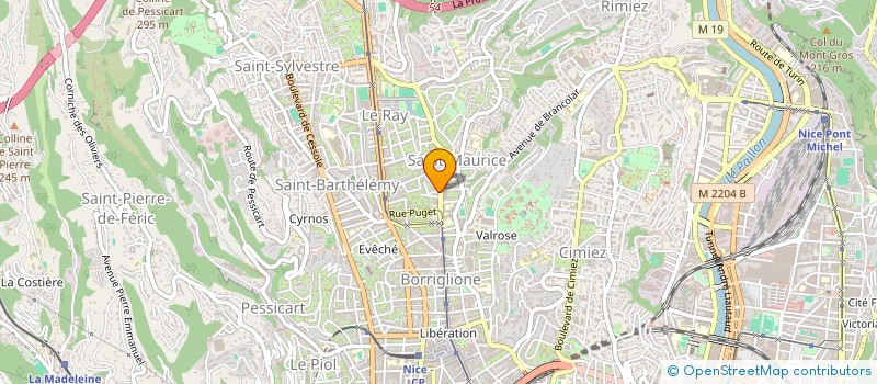 localisation de l'entreprise RHADFOUR  NICE