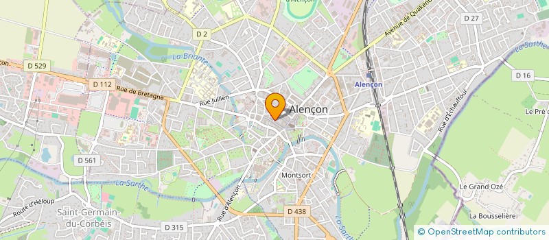 localisation de l'entreprise RHALI à ALENCON