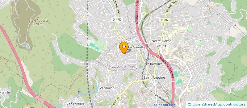 localisation de l'entreprise RHALLIS à LES PENNES-MIRABEAU
