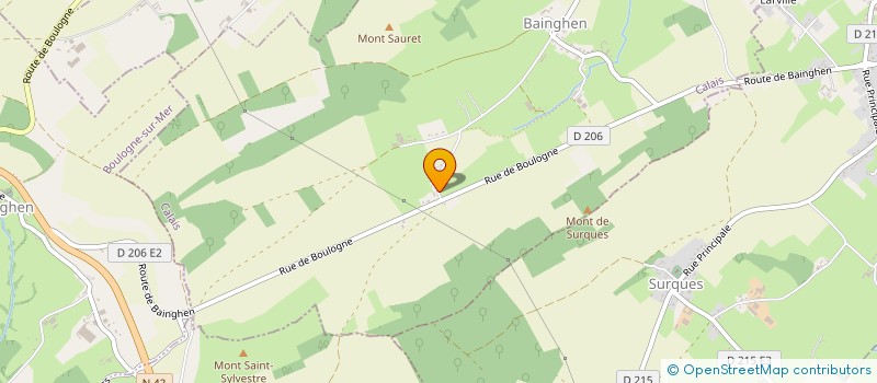 localisation de l'entreprise RHANJUMA  BAINGHEN