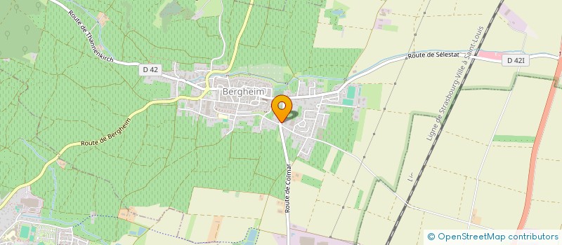 localisation de l'entreprise RHAPSODIA  BERGHEIM
