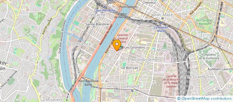 localisation de l'entreprise RHAPSODIE à LYON