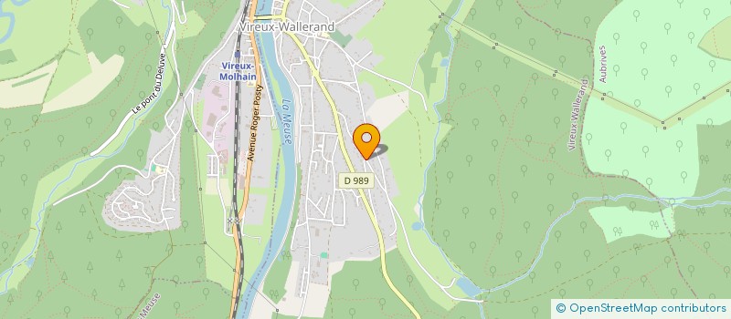 localisation de l'entreprise RHAPSODIE  VIREUX-WALLERAND