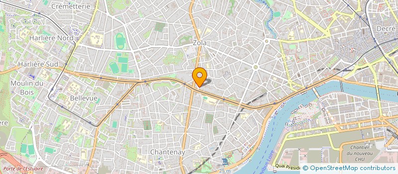 localisation de l'entreprise RHAPSODY IMMO à NANTES