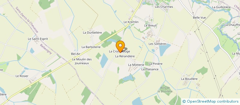 localisation de l'entreprise RHC  SAINT-DENIS-LA-CHEVASSE