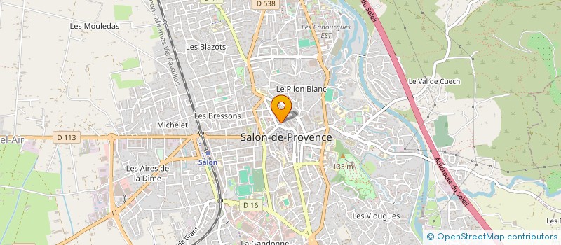 localisation de l'entreprise RHC COLIS TRANSPORTS à SALON-DE-PROVENCE
