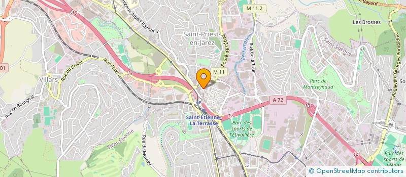 localisation de l'entreprise RHC INVEST  SAINT-PRIEST-EN-JAREZ