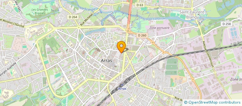 localisation de l'entreprise RHC RENOV à ARRAS