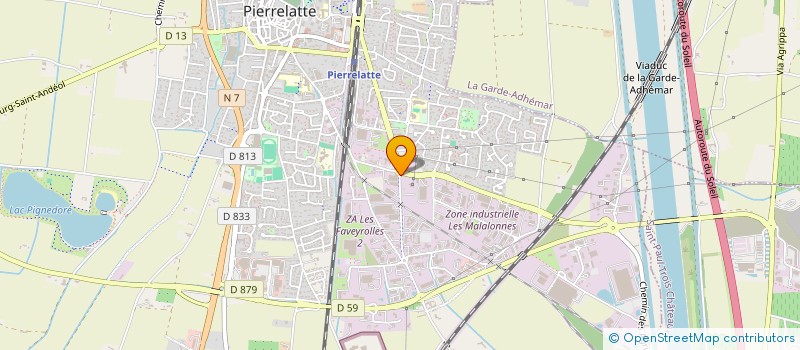 localisation de l'entreprise RHD DU GARDON à PIERRELATTE