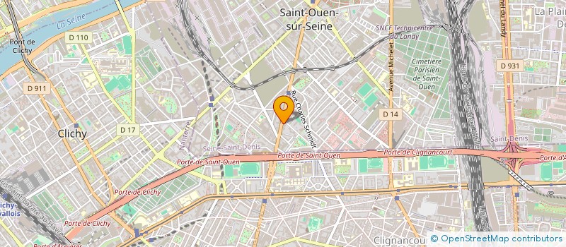 localisation de l'entreprise RHDP à SAINT-OUEN-SUR-SEINE