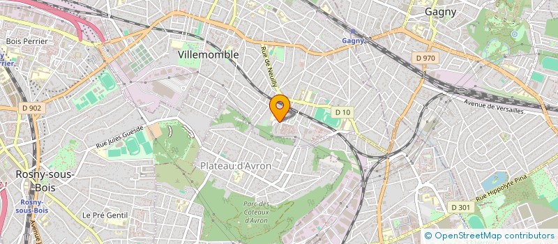 localisation de l'entreprise RHE BAT à VILLEMOMBLE
