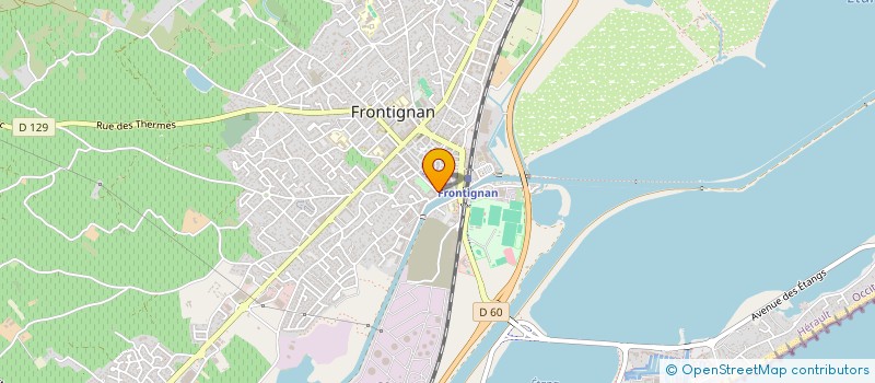 localisation de l'entreprise RHEA à FRONTIGNAN