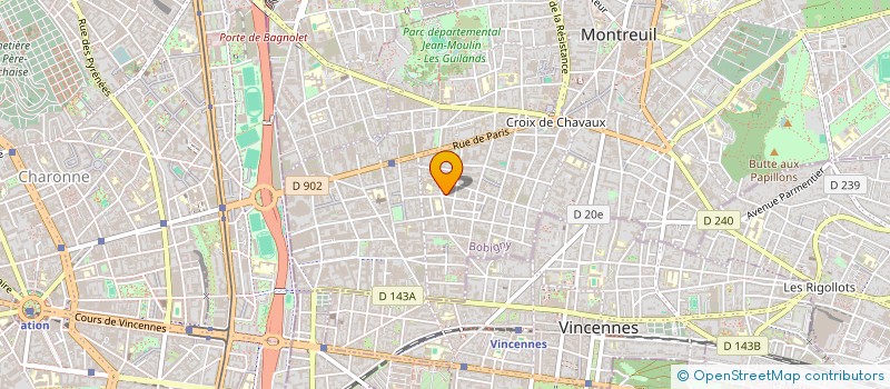 localisation de l'entreprise RHEA à MONTREUIL