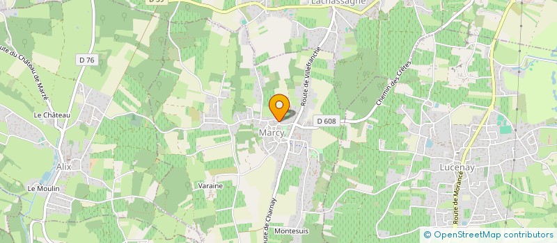 localisation de l'entreprise RHEA  MARCY