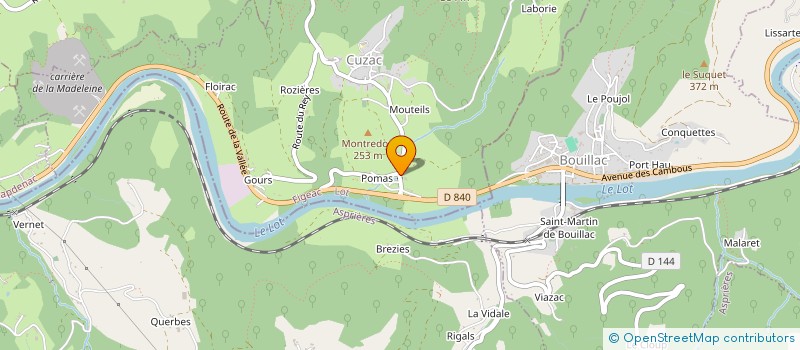 localisation de l'entreprise RHEA  CUZAC