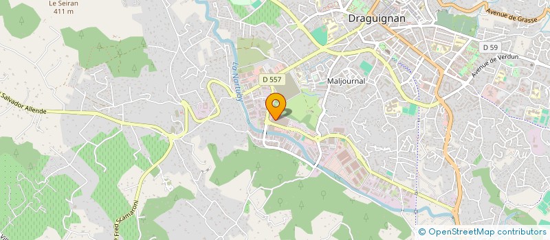 localisation de l'entreprise RHEA à DRAGUIGNAN