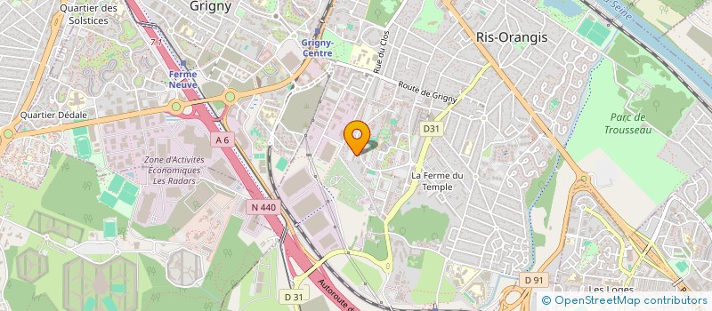 localisation de l'entreprise RHEA à RIS-ORANGIS