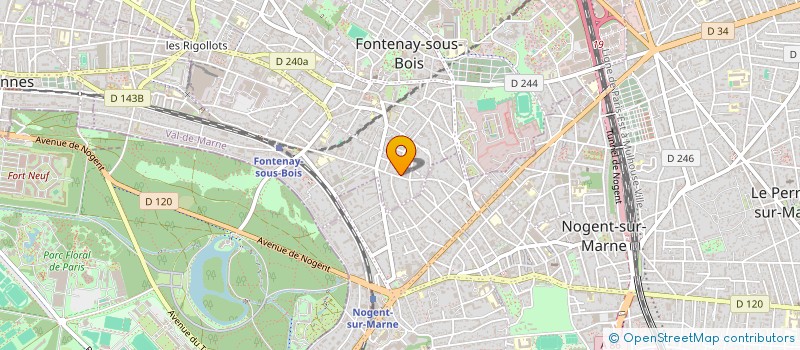 localisation de l'entreprise RHEA AND CO à FONTENAY-SOUS-BOIS