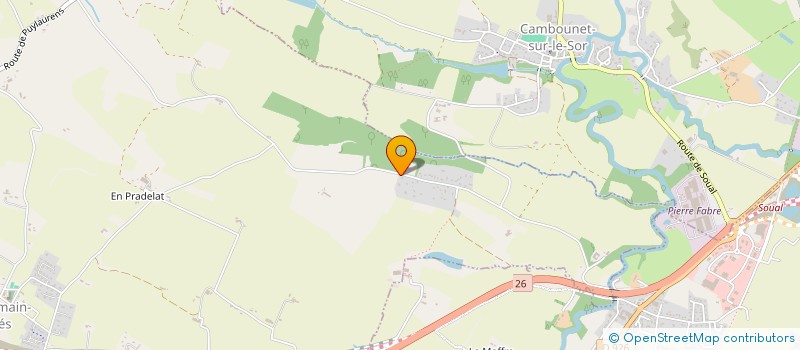 localisation de l'entreprise RHEAFLORE  SAINT-GERMAIN-DES-PRES